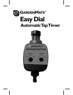 GardenMate Easy Dial Operating Instructions preview