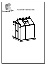 Preview for 1 page of GardenMeister GM34303 Assembly Instructions Manual