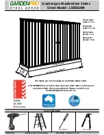 Предварительный просмотр 1 страницы Gardenpro J30082MK Assembly & Instruction Manual