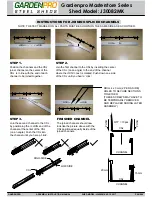 Предварительный просмотр 6 страницы Gardenpro J30082MK Assembly & Instruction Manual