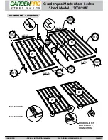 Предварительный просмотр 11 страницы Gardenpro J30082MK Assembly & Instruction Manual