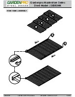 Предварительный просмотр 12 страницы Gardenpro J30082MK Assembly & Instruction Manual