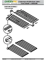 Предварительный просмотр 13 страницы Gardenpro J30082MK Assembly & Instruction Manual