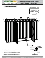 Предварительный просмотр 18 страницы Gardenpro J30082MK Assembly & Instruction Manual