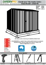 Preview for 1 page of Gardenpro Tidymaster J23231TK Assembly & Instruction Manual