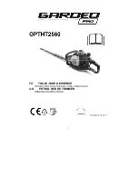 Preview for 1 page of GARDEO PRO 5411074172015 Original Instructions Manual