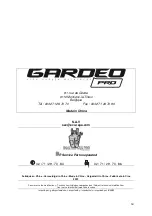 Preview for 64 page of GARDEO PRO GPTDE1843-2L Original Instructions Manual