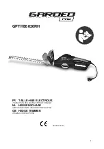 GARDEO PRO GPTHE6020RH Original Instructions Manual preview