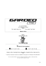 Предварительный просмотр 150 страницы GARDEO PRO GPTRT5245BMC-18FR Original Instructions Manual