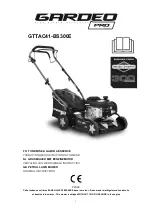 Предварительный просмотр 1 страницы GARDEO PRO GTTAC41-BS300E Original Instructions Manual