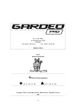 Предварительный просмотр 101 страницы GARDEO PRO GTTAC51T173-2L19 Original Instructions Manual