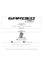 Preview for 53 page of Gardeo 5411074203993 Original Instructions Manual