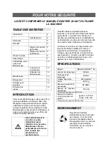 Preview for 3 page of Gardeo GMTBT50HP55BS Manual