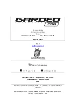 Предварительный просмотр 68 страницы Gardeo PRO GRO24V20PROG Original Instructions Manual