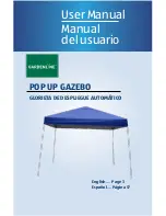 Предварительный просмотр 1 страницы Garderline Pop up User Manual