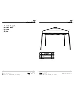 Предварительный просмотр 3 страницы Garderline Pop up User Manual