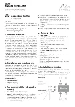 Preview for 6 page of Gardigo 70095 Operating Instructions Manual