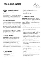 Preview for 3 page of Gardigo 76304 Instructions For Use Manual