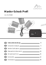 Gardigo Marder-Schock Profi Instruction Manual preview