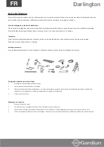 Preview for 4 page of Gardiun Darlington KIS12132 Instruction Manual