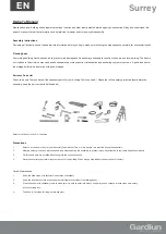 Предварительный просмотр 5 страницы Gardiun KIS12205 Instruction Manual