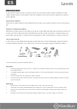 Предварительный просмотр 3 страницы Gardiun Leeds KIS12997 Assembly Instructions Manual