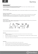 Preview for 7 page of Gardiun Surrey KIS12210 Instruction Manual