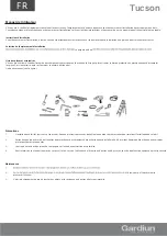 Preview for 5 page of Gardiun Tucson KIS3036 Instruction Manual