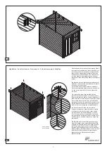 Preview for 5 page of GARDIVAL Carport modern with storage Manual