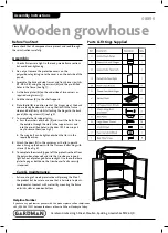 Preview for 1 page of Gardman 08896 Assembly Instructions