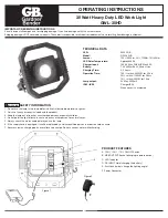 Preview for 1 page of Gardner Bender GWL-30HD Operating Instructions