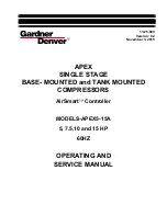 Gardner Denver AirSmart Controller APEX5-15A Operating And Service Manual preview