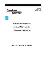 Gardner Denver AirSmart G2 Installation Manual предпросмотр
