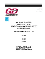 Gardner Denver AirSmart VS20A Operating And Service Manual preview