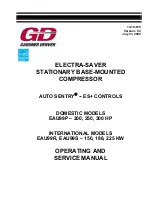 Gardner Denver AUTO SENTRY EAU99P Operating And Service Manual preview