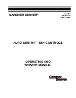 Gardner Denver AUTO SENTRY-ES+ Operating And Service Manual preview