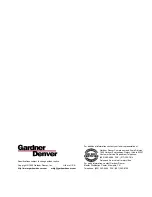 Preview for 42 page of Gardner Denver AUTO SENTRY RS2000 Operating And Service Manual