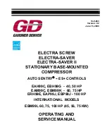 Gardner Denver EAH99C Operating And Service Manual preview