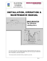 Preview for 1 page of Gardner Denver EMCO WHEATON E2022 Installation, Operation & Maintenance Manual