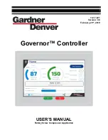 Gardner Denver Governor User Manual preview