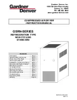 Gardner Denver GSRN Series Instruction Manual preview