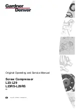 Preview for 1 page of Gardner Denver L23 Original Operating And Service Manual