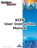 Gardner Denver Mako SCFS Instruction Manual предпросмотр