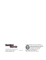 Предварительный просмотр 40 страницы Gardner Denver PZG - 7" Operating And Service Manual