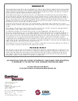 Preview for 52 page of Gardner Denver RNC125 Instruction Manual