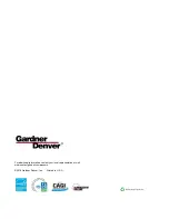 Предварительный просмотр 84 страницы Gardner Denver VST55-90B Operating And Service Manual