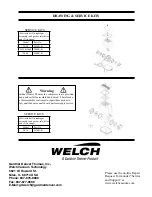 Preview for 2 page of Gardner Denver WELCH 2420 Quick Start Manual