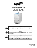 Preview for 1 page of Gardner Denver Welch Chemstar Dry 2070 Owner'S Manual