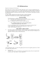 Preview for 1 page of Gardner GT-180 Instructions