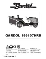 Preview for 1 page of Gardol 155107HRB Instruction Manual